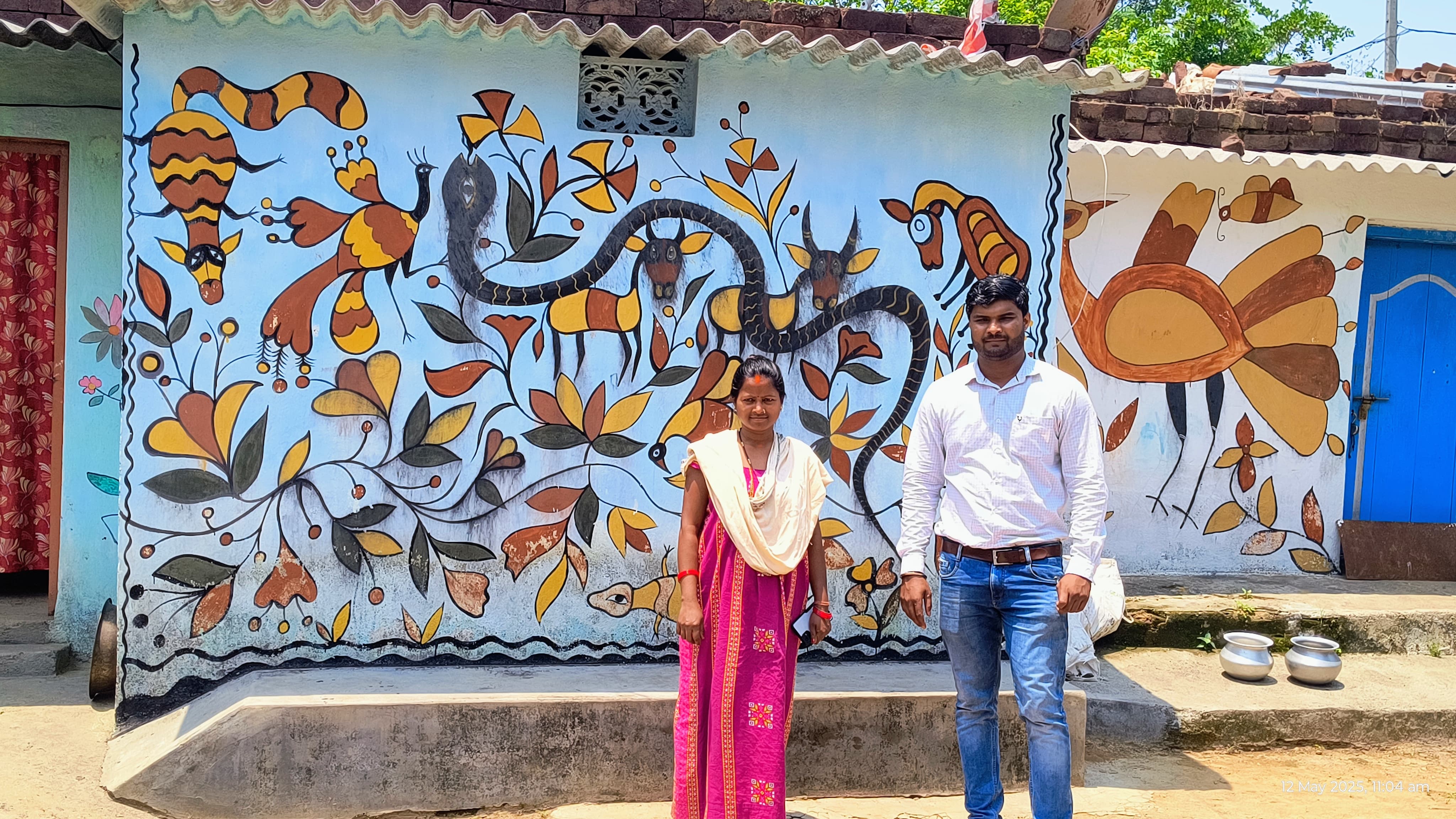 Sohrai Painting Training Session 1