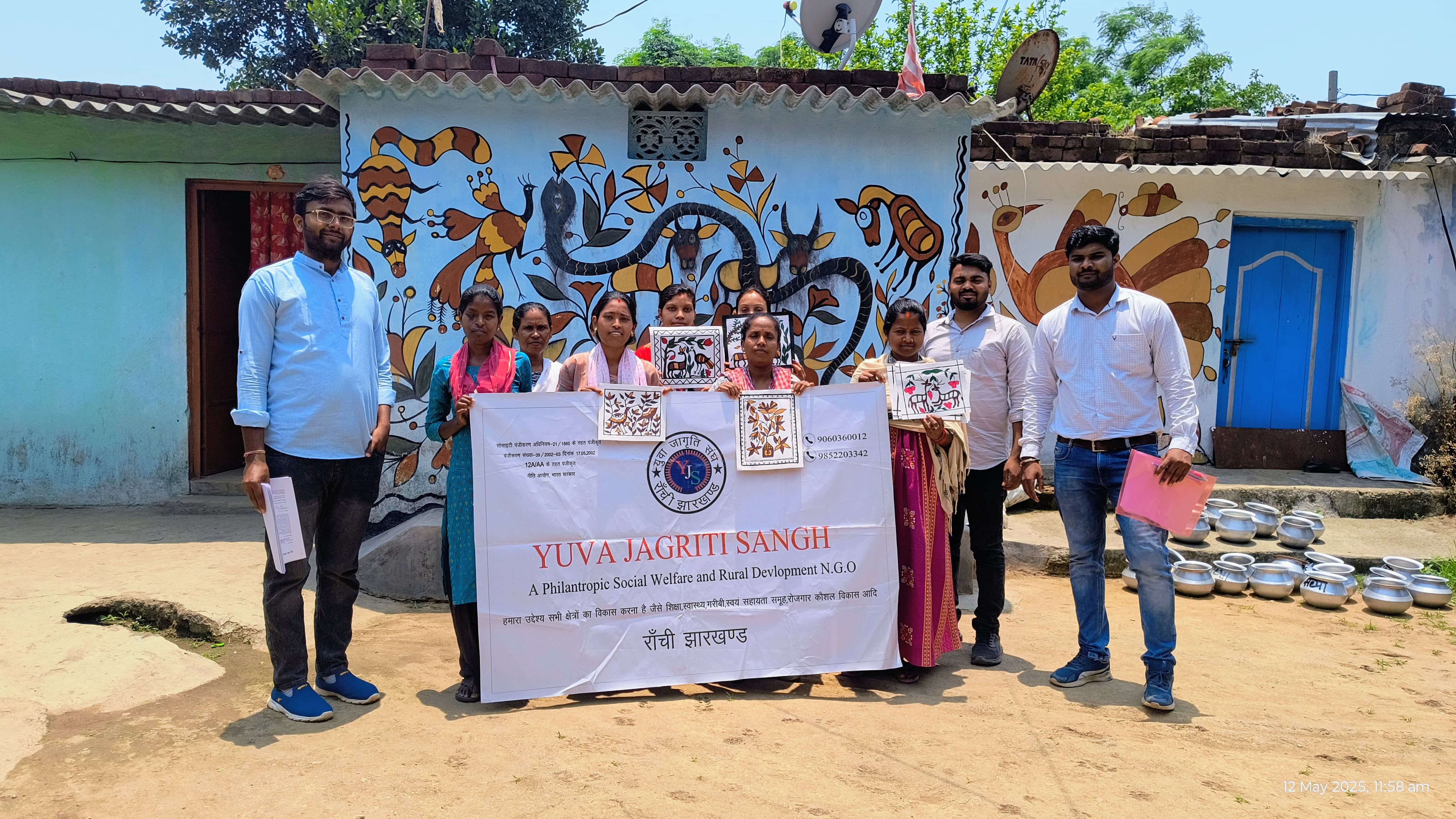 Sohrai Painting Training Session 3