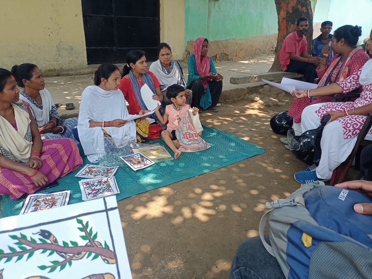 Sohrai Painting Training Session 6