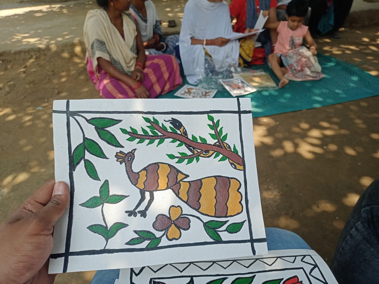 Sohrai Painting Training Session 8